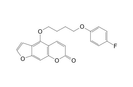 4-(4-[4-Fluorphenoxy]butoxy)-7H-furo[3,2-g][1]benzopyran-7-one