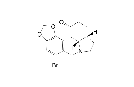 6-Bromo-7-[(3'-oxo-1'-azabicyclo[4.3.0]nonan-1'-yl)methyl]-1,3-benzo[4,5-a]dioxolane