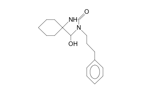 4-Hydroxy-3-(3-phenyl-propyl)-1,3-diaza-spiro(4.5)decan-2-one