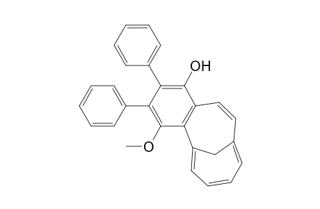 3-Methoxy-4,5-diphenyltricyclo[8.4.1.0(2,7)]pentadeca-1(14),2(7),3,5,8,10,12-heptaen-6-ol