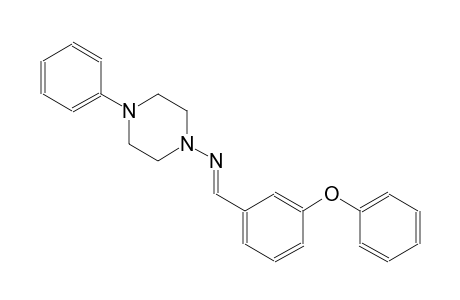 1-piperazinamine, N-[(E)-(3-phenoxyphenyl)methylidene]-4-phenyl-