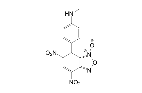 4,5-dihydro-5,7-dinitro-4-[p-(methylamino)phenyl]benzofurazan, 3-oxide