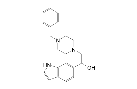 1H-indole-6-methanol, alpha-[[4-(phenylmethyl)-1-piperazinyl]methyl]-