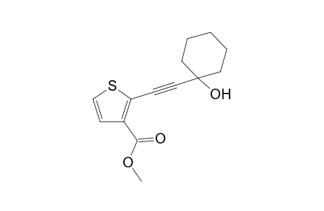 Methyl 2-((1-hydroxycyclohexyl)ethynyl)thiophene-3-carboxylate
