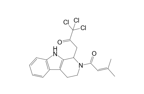 2-(3",3"-Dimethylacryloyl)-1,2,3,4-tetrahydro-1-(3',3',3'-trichloro-2'-oxopropyl)-.beta.-carboline