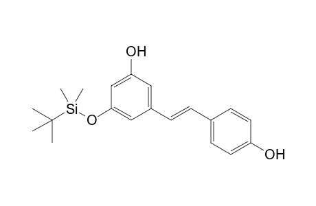 3-[tert-butyl(dimethyl)silyl]oxy-5-[(E)-2-(4-hydroxyphenyl)vinyl]phenol