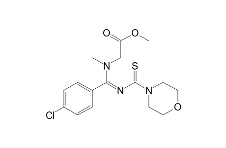 4-Morpholinecarbothioamide,N-[A-[N-(2-methoxy-2-oxoethyl)methylamino]-4-chlorobenzylidene]-