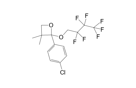 2-(4-Chlorophenyl)-2-(2,2,2,3,3,4,4-heptafluorobutoxy)-3,3-dimethyloxetane