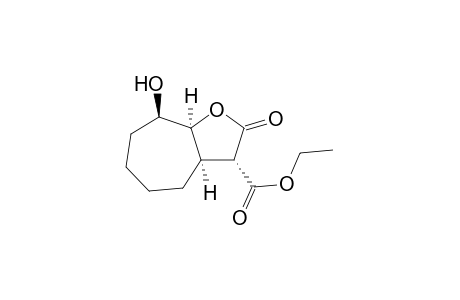 (3a.alpha.,8a.alpha.)-ethyl 8.beta.-hydroxy-2-oxoctahydro-2H-cyclohepta[b]furan-3.alpha.-carboxylate