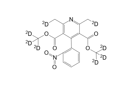 Mixture of bis(Trideuteromethyl) 2,6-di(deuteromethyl)-4-(2-nitrophenyl)-3,5-pyridinedicarboxylate with hexa- and hepta-deuterated compounds
