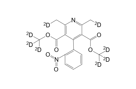 Mixture of bis(Trideuteromethyl) 2,6-di(deuteromethyl)-4-(2-nitrophenyl)-3,5-pyridinedicarboxylate with hexa- and hepta-deuterated compounds