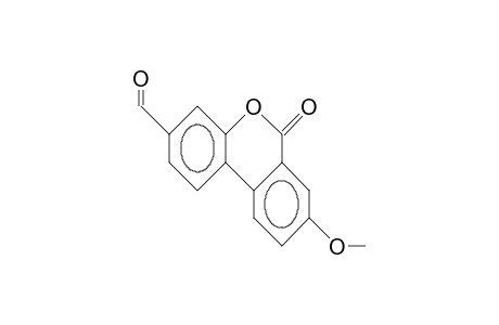 8-Methoxy-6-oxo-dibenzo(bd)pyran-3-carbaldehyde
