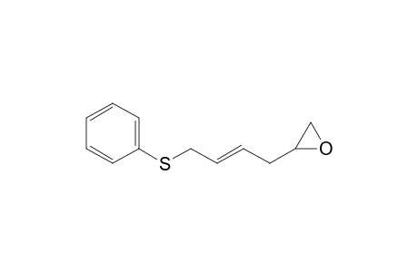 2-[(E)-4-(phenylthio)but-2-enyl]oxirane