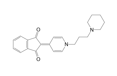 2-[1-(3-piperidinopropyl)-4(1H)-pyridylidene]-1,3-indandione