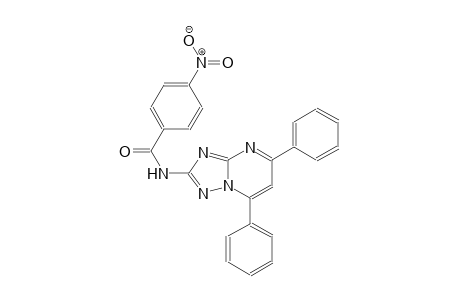 N-(5,7-diphenyl[1,2,4]triazolo[1,5-a]pyrimidin-2-yl)-4-nitrobenzamide