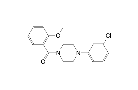 1-(3-chlorophenyl)-4-(2-ethoxybenzoyl)piperazine