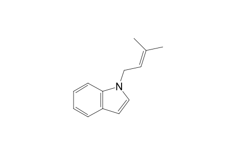 1-(3'-Methylbut-2'-en-1'-yl)-1H-indole