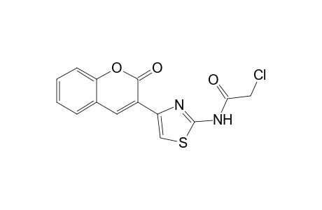 2-Chloro-N-[4'-(2''-oxo-2H-[1]benzopyran-3"-yl)-2'-thiazolyl]-acetamide