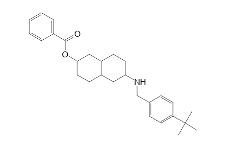 2-Naphthalenol, 6-[[[4-(1,1-dimethylethyl)phenyl]methyl]amino]decahydro-, benzoate (ester)