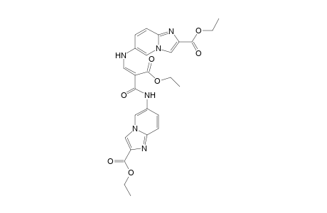 Ethyl 2-(2-ethoxycarbonylimidazo[1,2-a]pyridin-6-yl)amido)-3-[(2-ethoxycarbonylimidazo[1,2-a]pyridin-6-yl)amino]propenoate