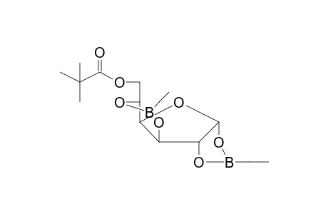 (2,5-Diethyltetrahydro-3bh-[1,3,2]dioxaborolo[4',5':4,5]furo[3,2-d][1,3,2]dioxaborinin-7-yl)methyl pivalate