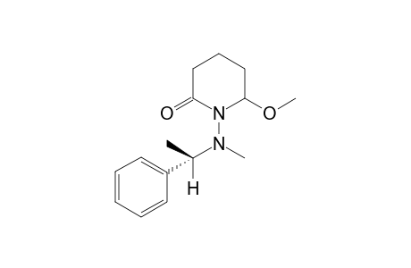 (6RS)-6-Methoxy-N-[N-methyl-N-[1(S)-phenylethyl]amino]-2-pyrrolidinone