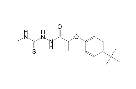 2-[2-(4-tert-butylphenoxy)propanoyl]-N-methylhydrazinecarbothioamide