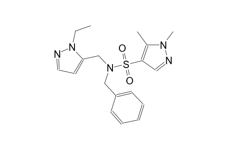 1H-pyrazole-4-sulfonamide, N-[(1-ethyl-1H-pyrazol-5-yl)methyl]-1,5-dimethyl-N-(phenylmethyl)-