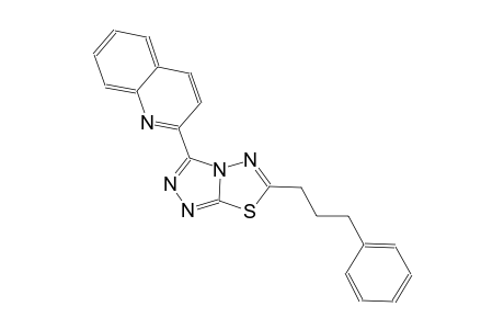 quinoline, 2-[6-(3-phenylpropyl)[1,2,4]triazolo[3,4-b][1,3,4]thiadiazol-3-yl]-