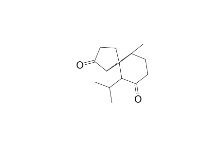 3H-Cyclopenta[1,3]cyclopropa[1,2]benzene-3,6(7H)-dione, 1,2,3a,3b,4,5-hexahydro-3b-methyl-7-(1-methylethyl)-