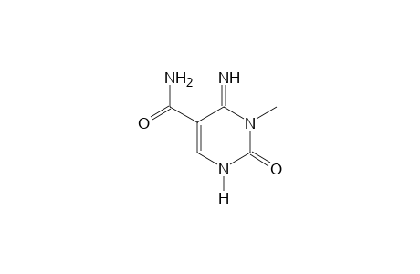 4-IMINO-3-METHYL-2-OXO-1,2,3,4-TETRAHYDRO-5-PYRIMIDINECARBOXAMIDE