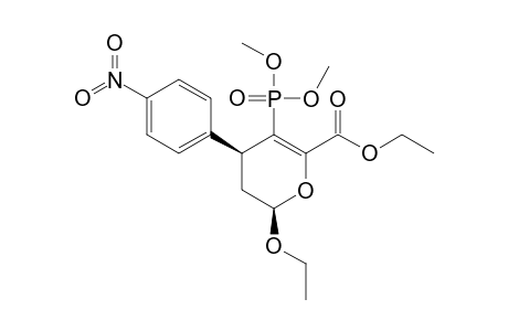 5-(DIMETHOXYPHOSPHORYL)-2-ETHOXY-6-ETHOXYCARBONYL-3,4-DIHYDRO-4-(4-NITROPHENYL)-2H-PYRAN;CIS-ISOMER