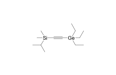1-[Dimethyl(isopropyl)silyl]-2-(triethylgermyl)ethyne