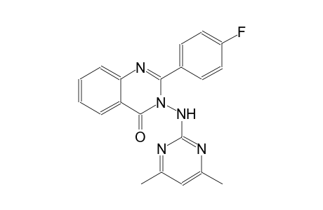 3-[(4,6-dimethyl-2-pyrimidinyl)amino]-2-(4-fluorophenyl)-4(3H)-quinazolinone