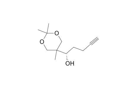 (1S)-1-(2,2,5-trimethyl-1,3-dioxan-5-yl)-4-pentyn-1-ol
