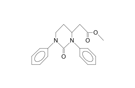 1,3-Diphenyl-4-methoxycarbonylmethyl-3,4,5,6-tetrahydro-2(1H)-pyrimidone