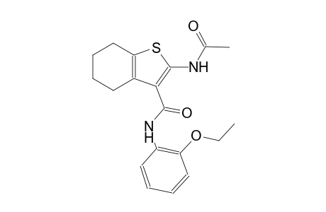 benzo[b]thiophene-3-carboxamide, 2-(acetylamino)-N-(2-ethoxyphenyl)-4,5,6,7-tetrahydro-