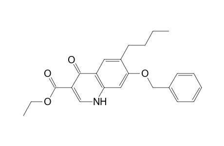7-Benzyloxy-6-butyl-3-ethoxycarbonylquinol-4-one