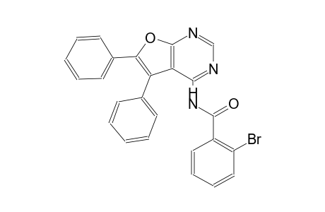 2-bromo-N-(5,6-diphenylfuro[2,3-d]pyrimidin-4-yl)benzamide
