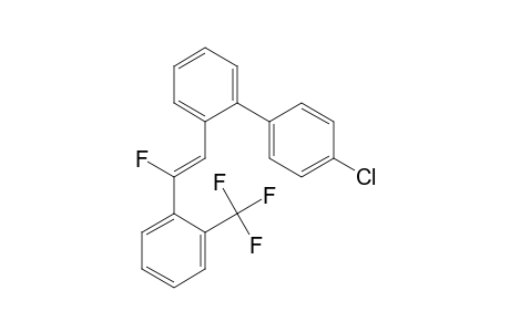 4'-Chloro-2-{2-fluoro-2-[2-(trifluoromethyl)phenyl]vinyl}biphenyl