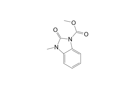 1H-Benzimidazole-1-carboxylic acid, 2,3-dihydro-3-methyl-2-oxo-, methyl ester