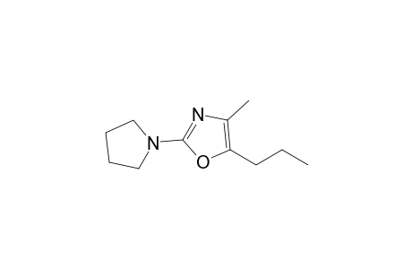 Oxazole, 4-methyl-5-propyl-2-(1-pyrrolidinyl)-