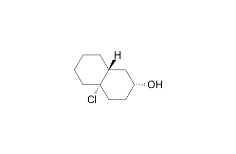 2-Naphthalenol, 4a-chlorodecahydro-, (2.alpha.,4a.alpha.,8a.beta.)-