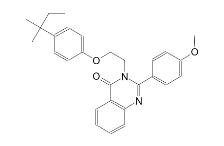 2-(4-methoxyphenyl)-3-[2-(4-tert-pentylphenoxy)ethyl]-4(3H)-quinazolinone