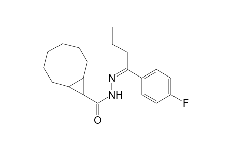 Bicyclo[6.1.0]nonane-9-carboxylic acid [1-(4-fluoro-phenyl)-butylidene]-hydrazide