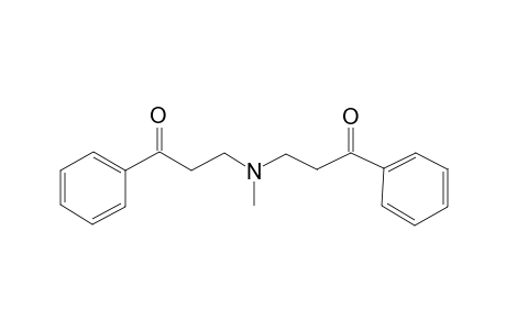 Propan-1-one, 3-[methyl-(3-oxo-3-phenylpropyl)amino]-1-phenyl-