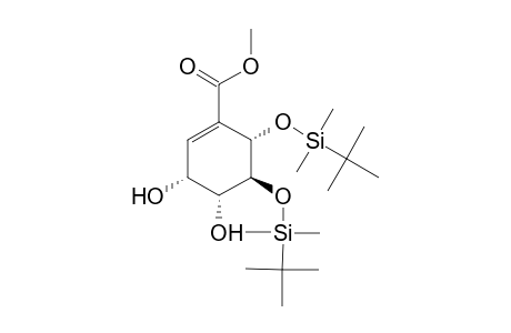 Methyl (3R,4R,5S,6S)-5,6-Bis(tert-butyldimethylsiloxy)-3,4-diohydroxycyclohex-1-enecarboxylate