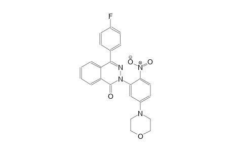 1(2H)-phthalazinone, 4-(4-fluorophenyl)-2-[5-(4-morpholinyl)-2-nitrophenyl]-