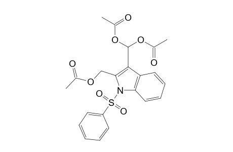 2-Aceoxymethyl-3-(Diacetoxymethyl)-1-phenylsulfonylindole