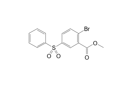 Methyl 2-bromo-5-(phenylsulfonyl)benzoate